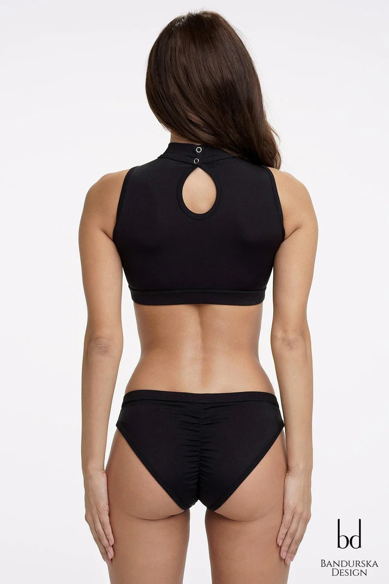 Bandurska Martha Top - Black - Image 3