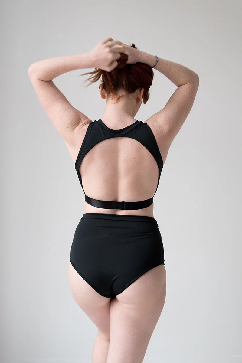 Pole Addict High Waisted Shorts - Black - Image 3