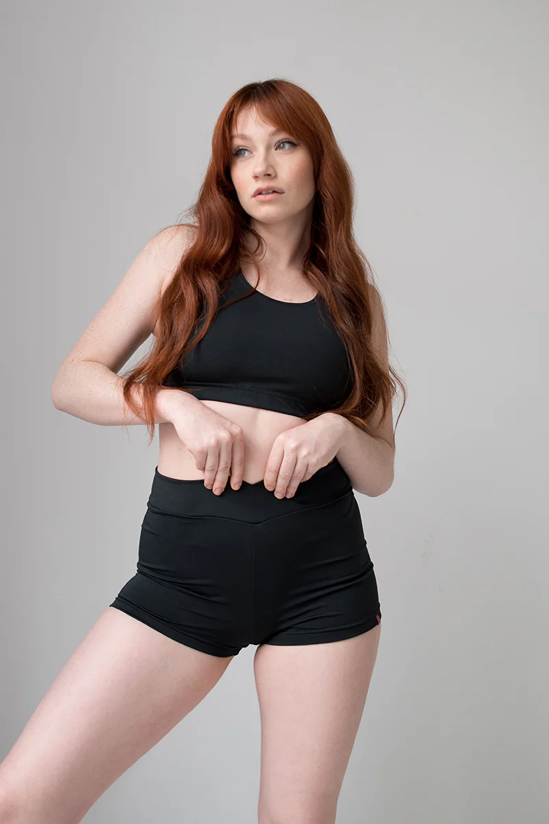 Pole Addict Openback Top - Black - Image 3
