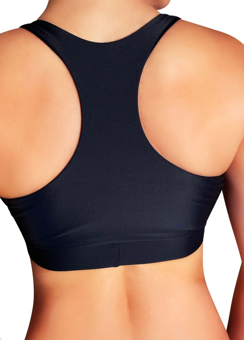Cleo the Hurricane Twist Sports Bra - Black - Image 2