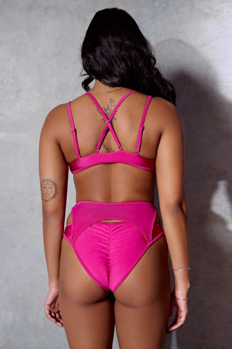 CXIX Classique Triangle Bralette - Berry - Image 2