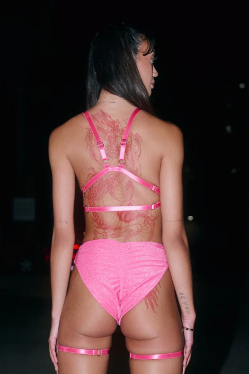 CXIX Cora High Waisted Bottoms with Garter - Mean Girls - Image 2