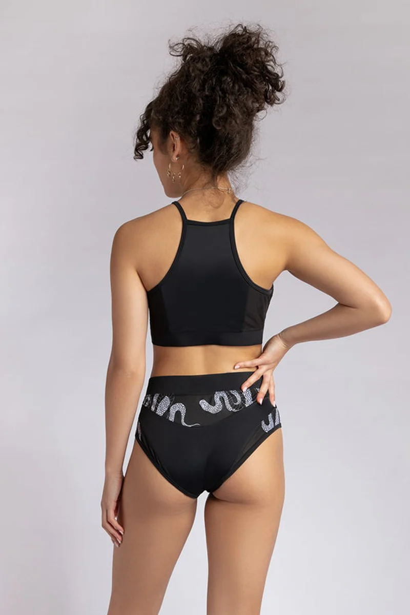 CXIX Medusa High Waisted Bottoms - Black - Image 4