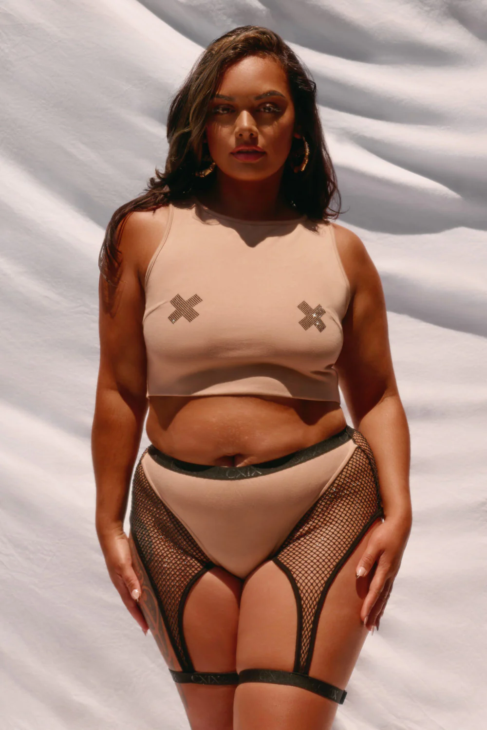 CXIX XX Top Decade Edition - Sand with Black Rhinestones - Image 3