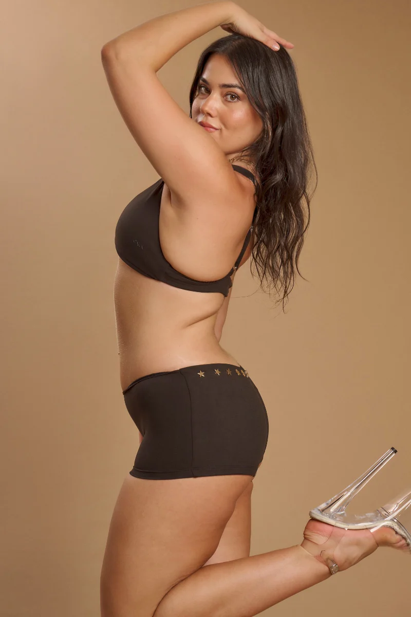 CXIX YEEHAW Booty Shorts - Black - Image 3