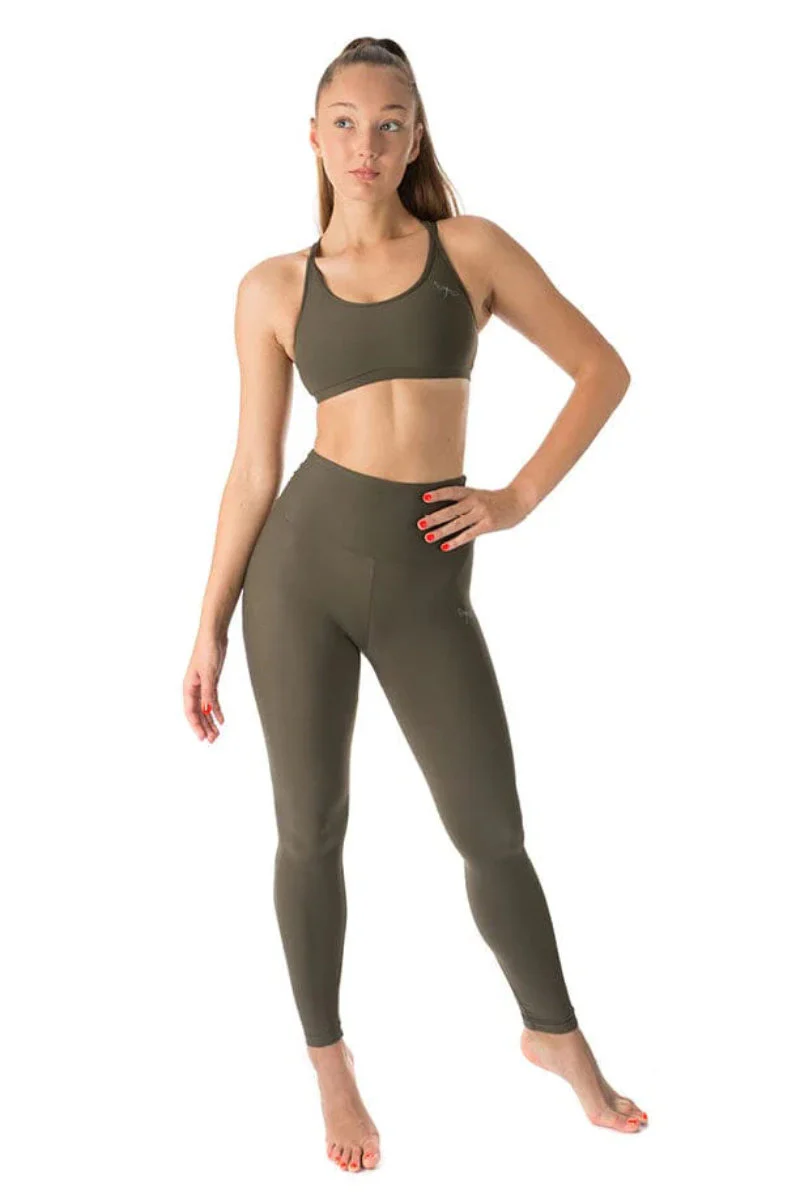 Dragonfly Adele Leggings - Khaki - Image 6