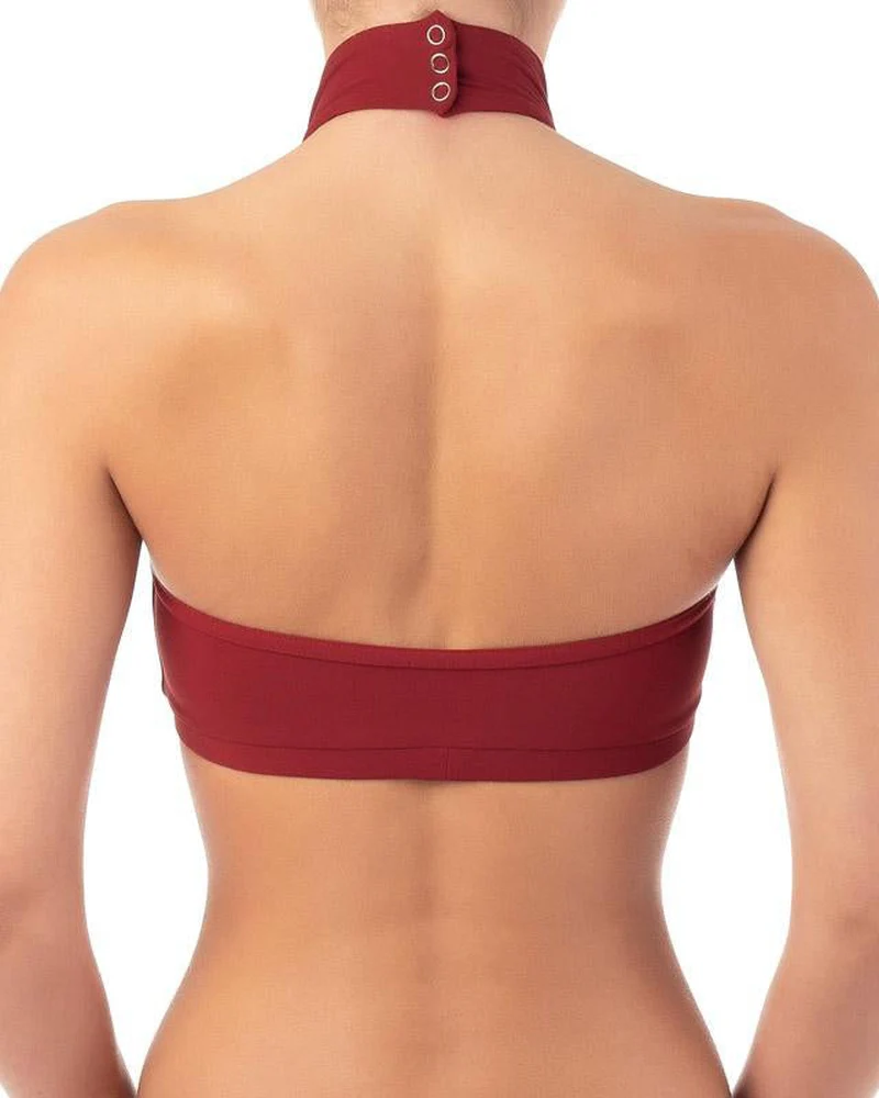 Dragonfly Lisette Top - Burgundy - Image 3