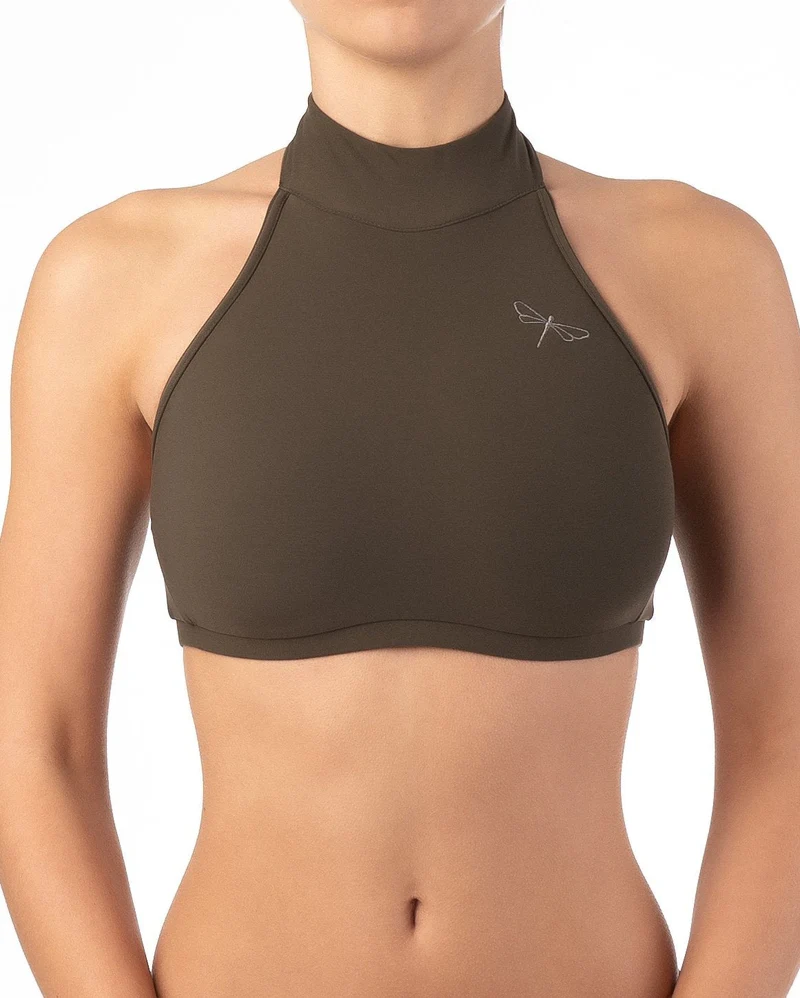 Dragonfly Lisette Top - Khaki - Image 2