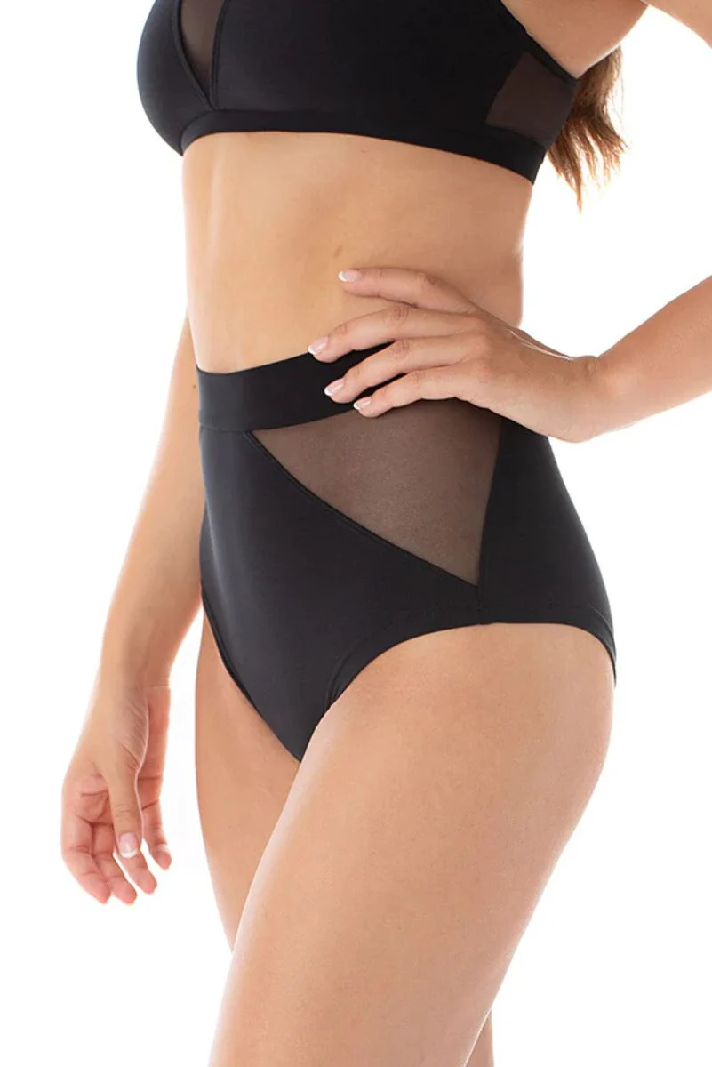 Dragonfly Monica Mesh Shorts - Black - Image 3