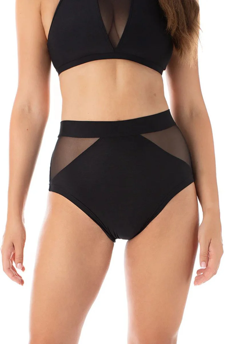 Dragonfly Monica Mesh Shorts - Black - Image 4