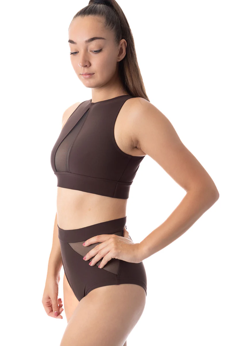 Dragonfly Monica Mesh Shorts - Espresso - Image 5