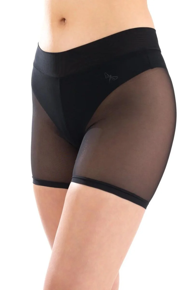 Dragonfly Zoe Shorts - Black Mesh - Image 3