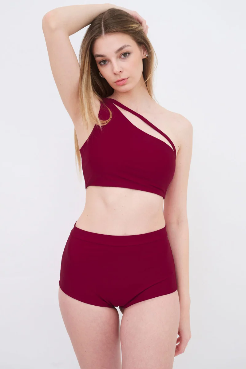 FANNA Basic Shorts - Burgundy