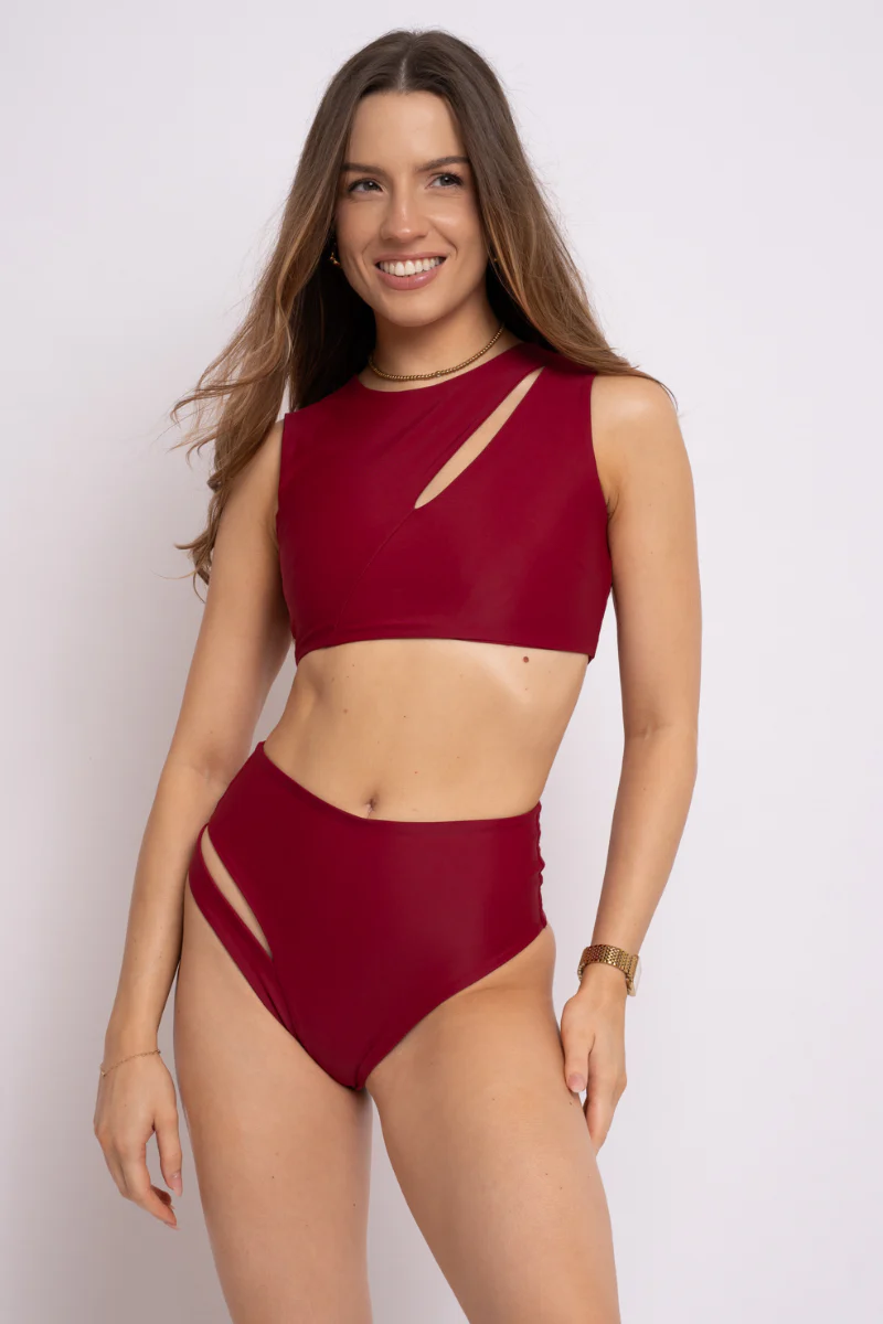 FANNA Gamma Top - Burgundy - Image 3