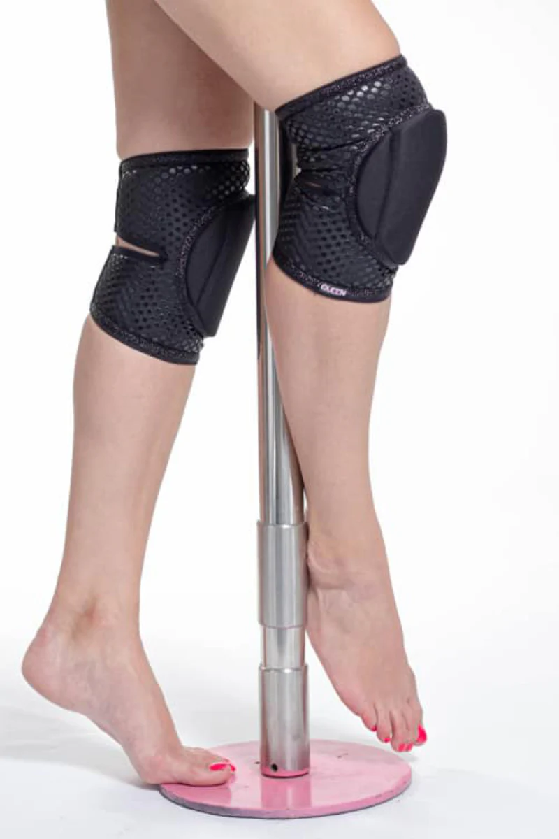 Queen Wear Grippy Kneepads - Black Sparkle - Image 3