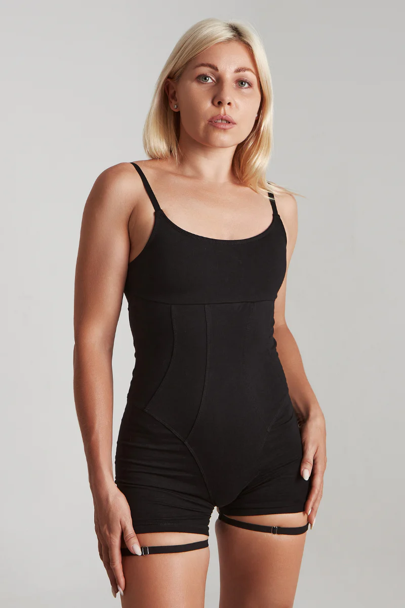 Harna Garter Catsuit - Black - Image 4