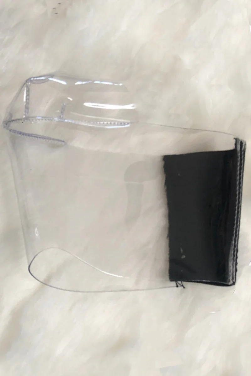 Hella Heels Classique 6inch Boot Protector - Clear (Black Back) - Image 2