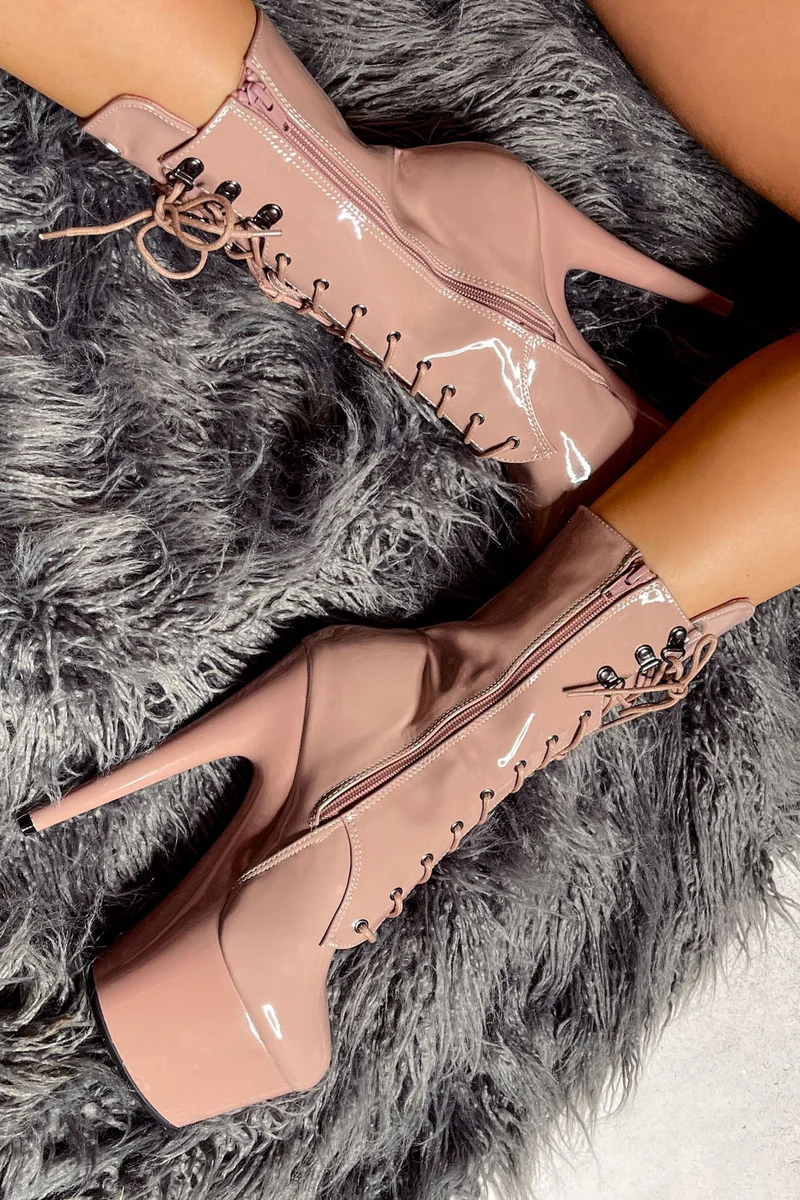 Hella Heels LipKit 7inch Boots - Boujee - Image 2