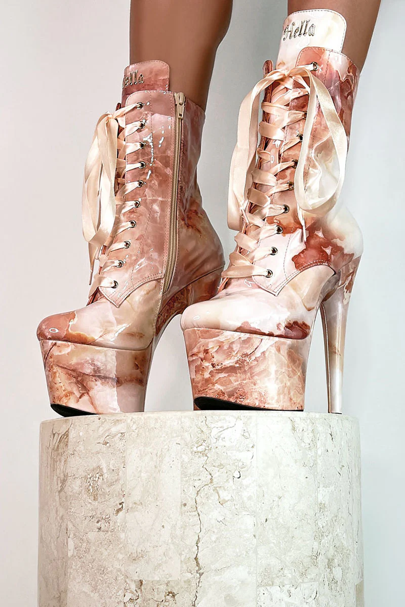 Hella Heels Renaissance 7inch Boots - Mercy  (UK2 ONLY) - Image 4