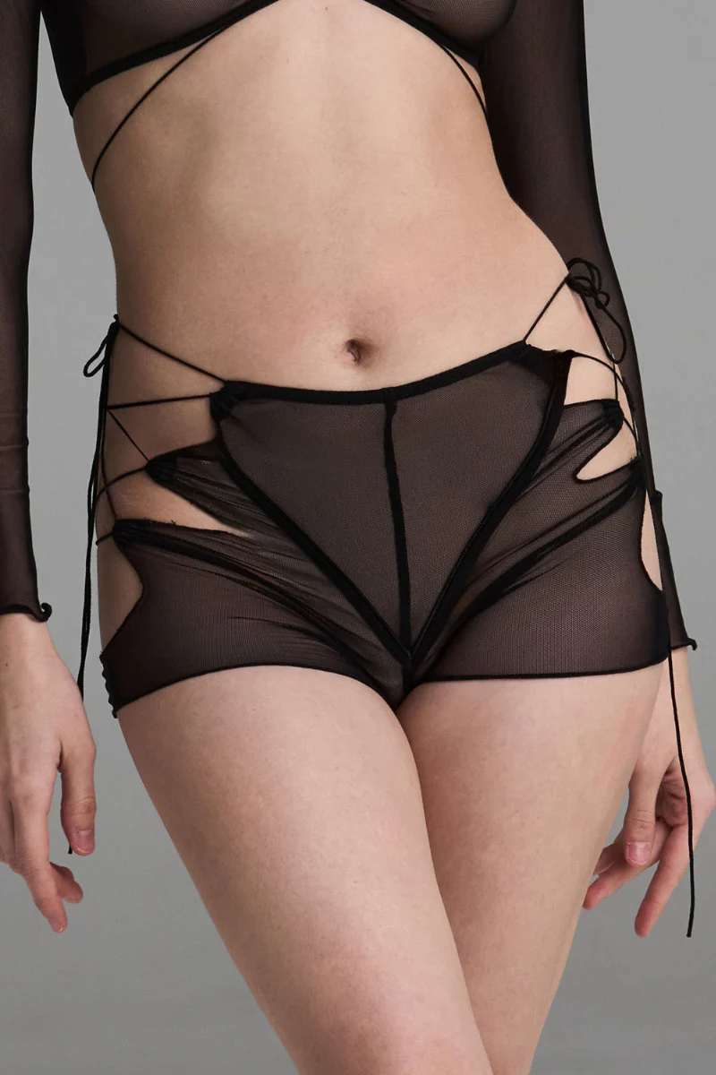 HotCakes Arachne Bottoms - Black Mesh - Image 3