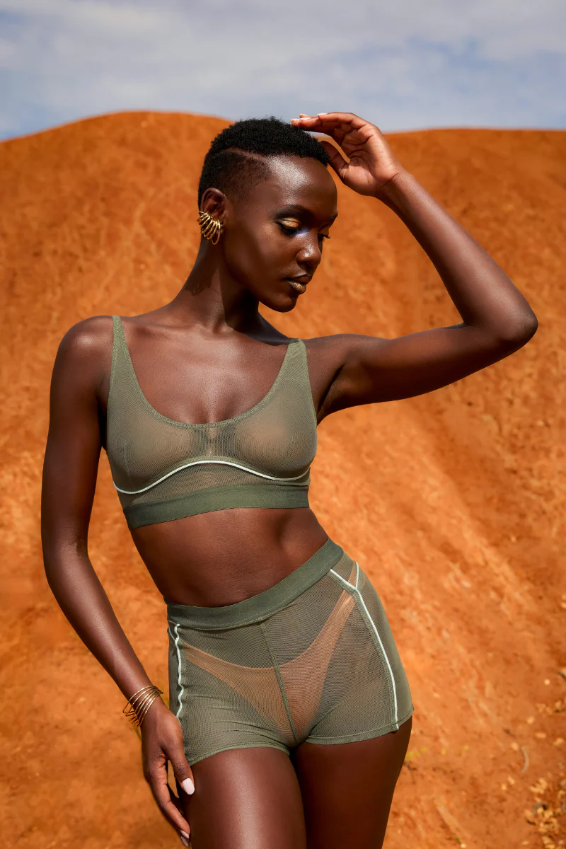 HotCakes Oasis Top - Khaki Mesh - Image 5