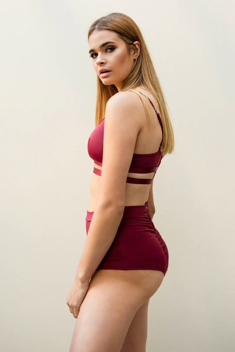 Lunalae Bella Top - Wine - Image 3