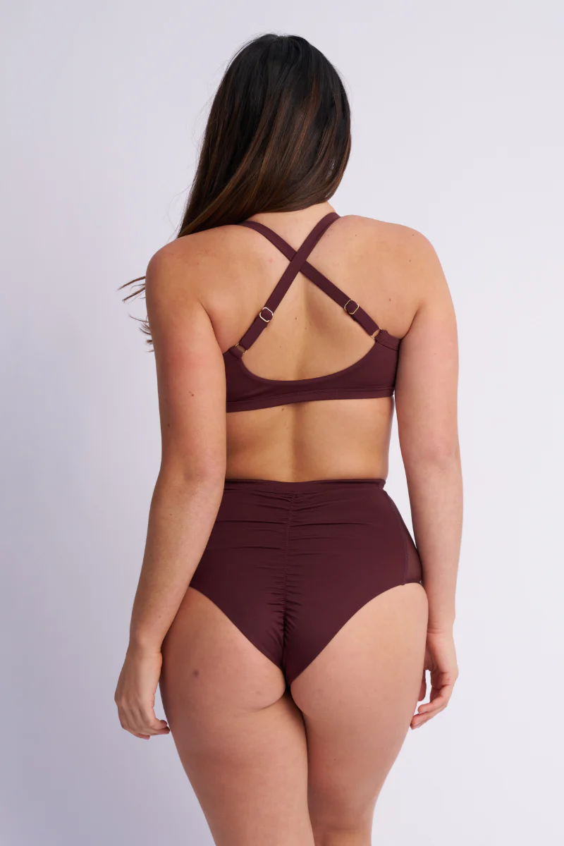 Lunalae Bellani High Waisted Bottoms - Cacao - Image 2