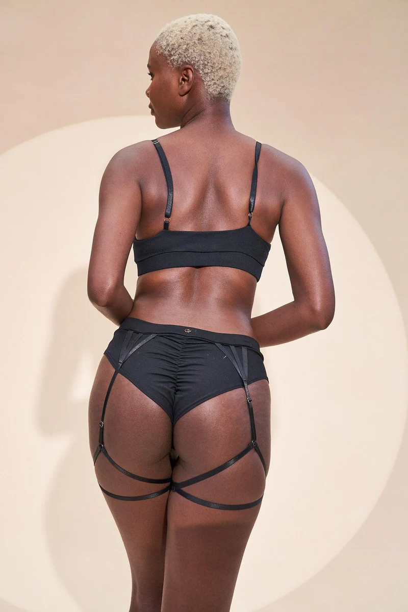 Lunalae Cleo Top - Recycled Black - Image 2