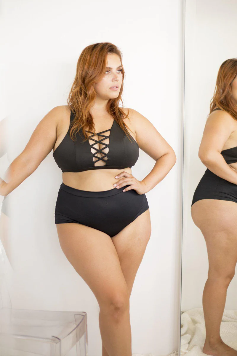 Lunalae High Waist Shorts - Black - Image 4