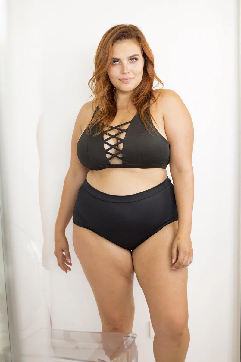 Lunalae High Waist Shorts - Black - Image 6