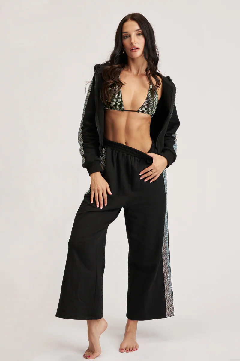 Lunalae Sabrina Diamante Jacket - Black - Image 2