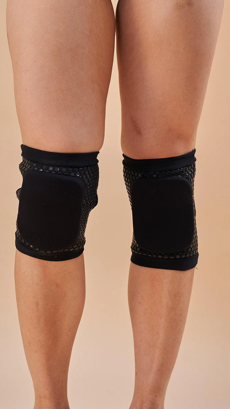 Lunalae Sticky Slim Look Kneepads - Black - Image 3