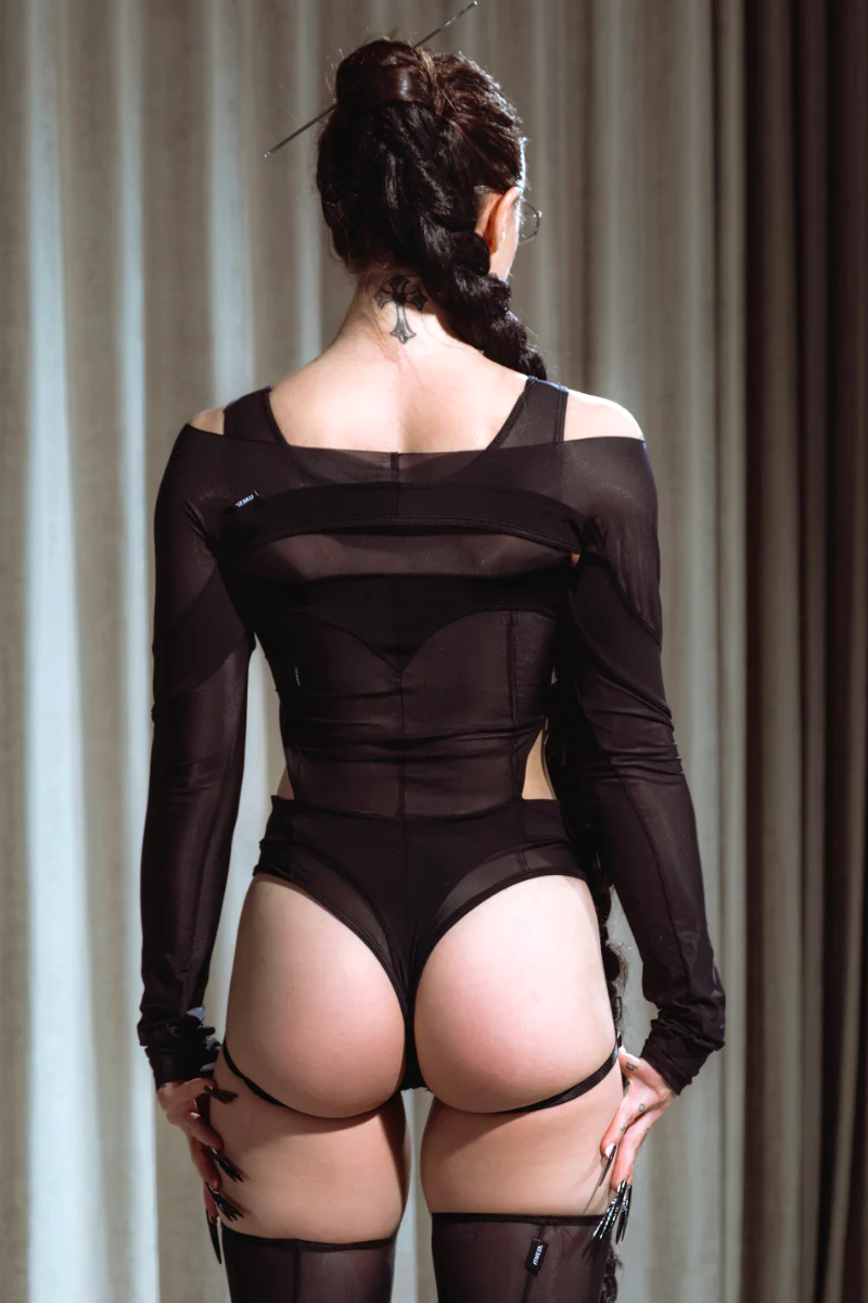 MÆD Derive Mesh Bolero - Black - Image 2