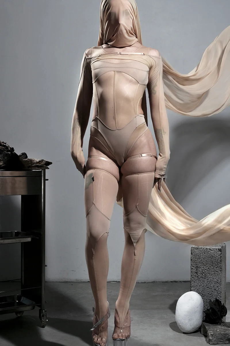 MÆD Derive Mesh Stockings - Exposed - Image 3