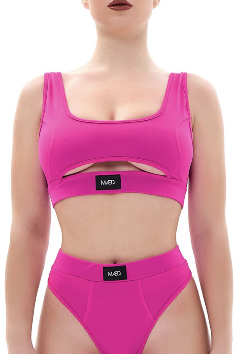MÆD Offset Bottoms - Matte Pink - Image 4