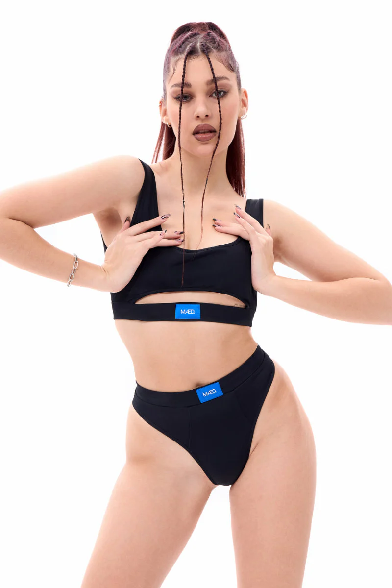MÆD Offset Top - Matte Black - Image 4