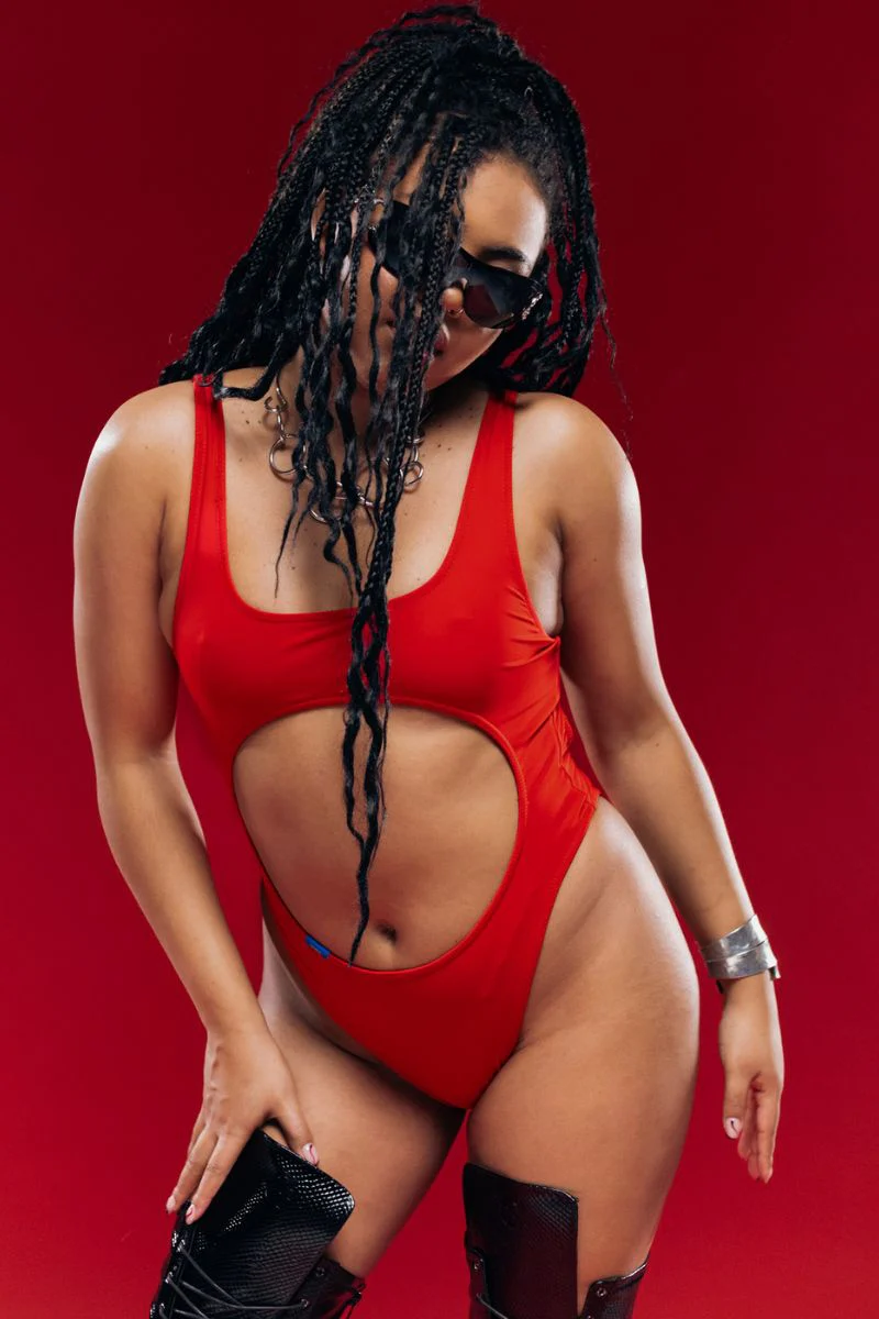 MÆD Siren Bodysuit - Red - Image 5