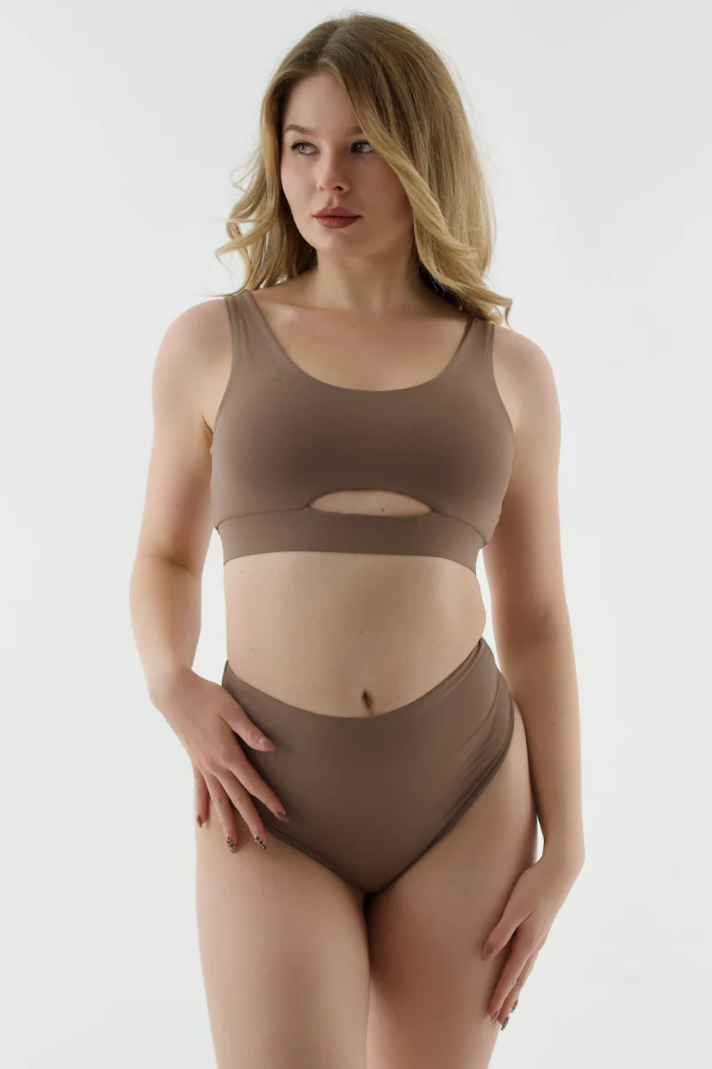 MOVS Wear Alter Top - Brown