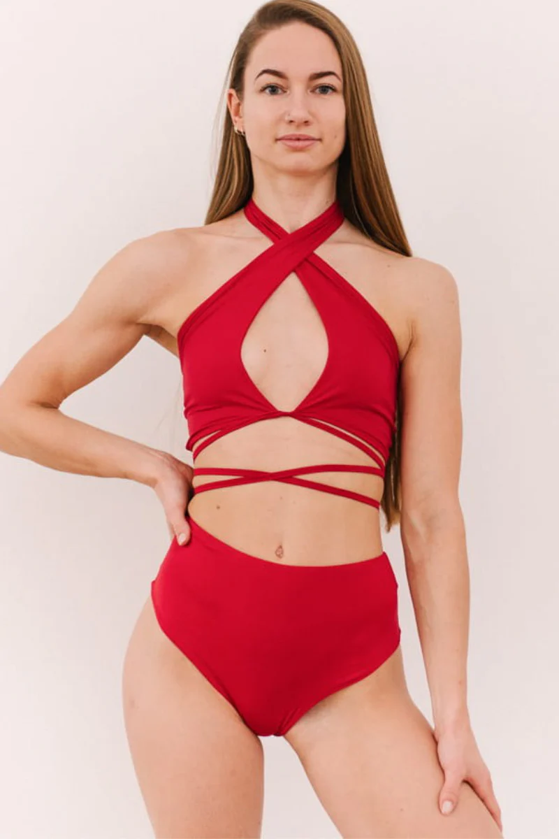 MOVS Wear Dancy Top - Cherry - Image 4