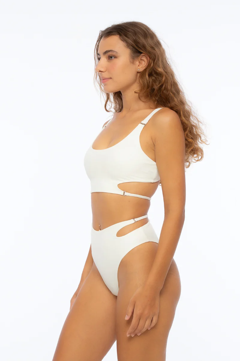 Nona Perkasa Gladiolus Top - Ivory - Image 3