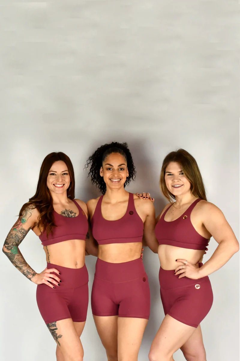 Olra Activewear Signature Sports Bra - Desert Rose - Image 3
