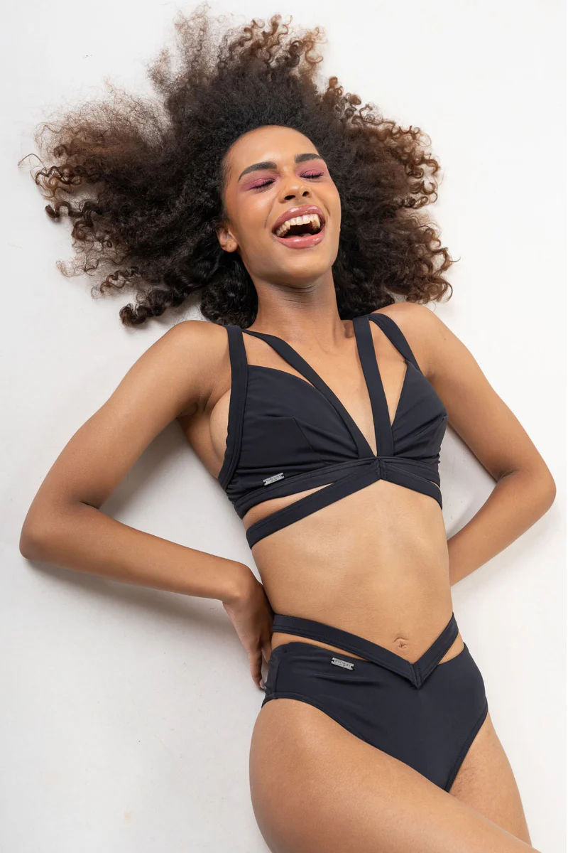 Paradise Chick Medusa Shorts - Black - Image 5