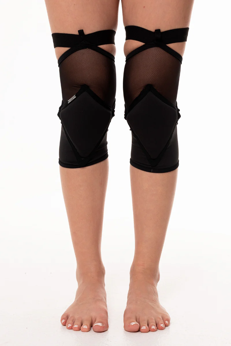 Paradise Chick Polecious Kneepads - Black Mesh