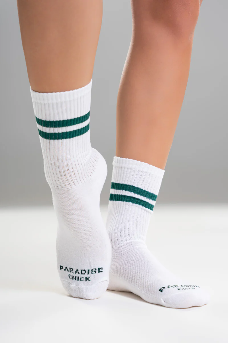 Paradise Chick Supreme Pole Dance Socks - Petrol - Image 3
