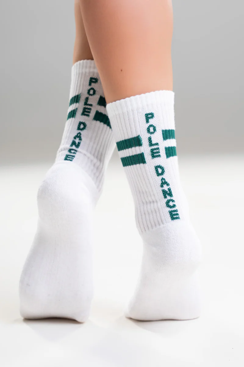 Paradise Chick Supreme Pole Dance Socks - Petrol - Image 4