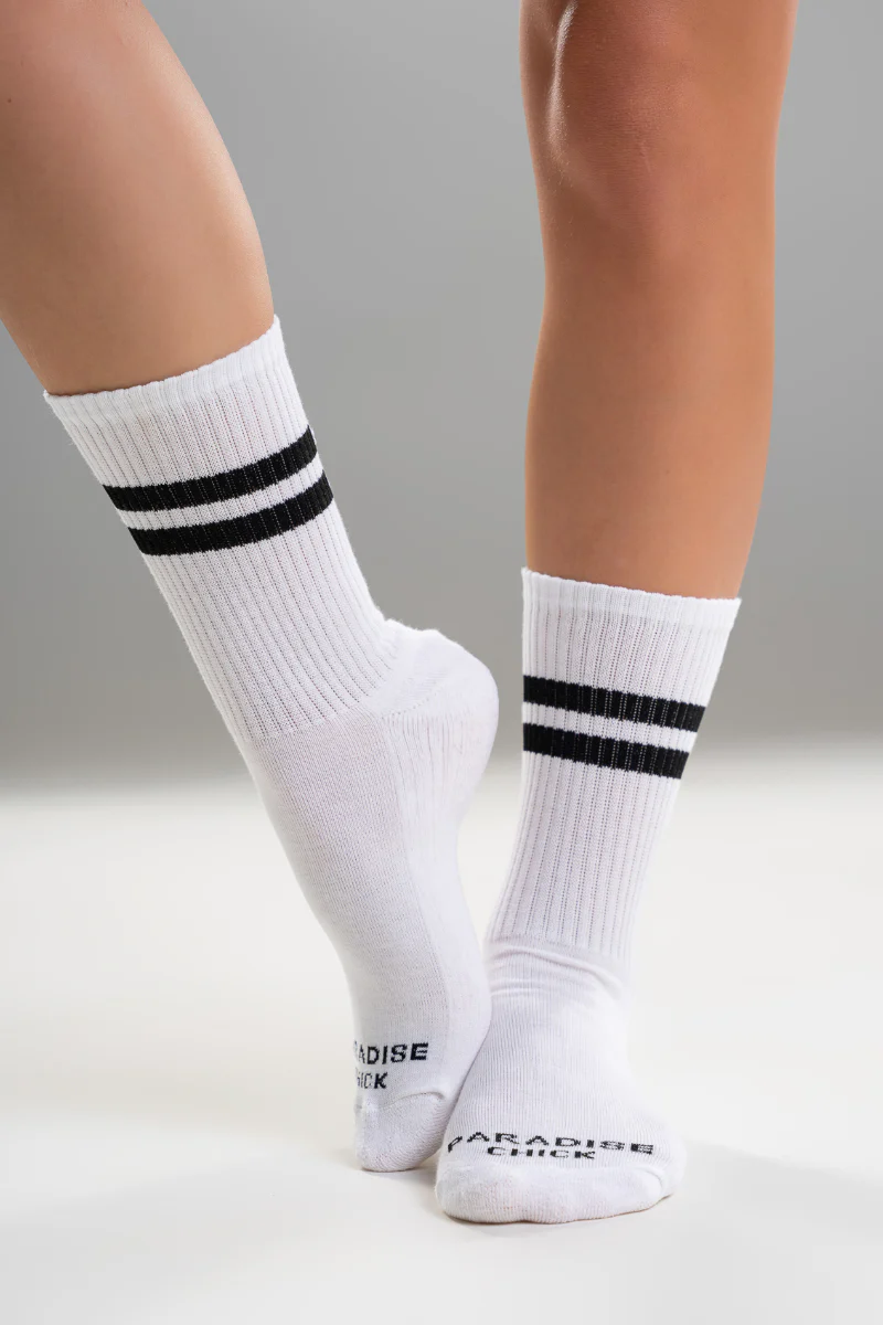 Paradise Chick Supreme Pole Dance Socks - White - Image 2