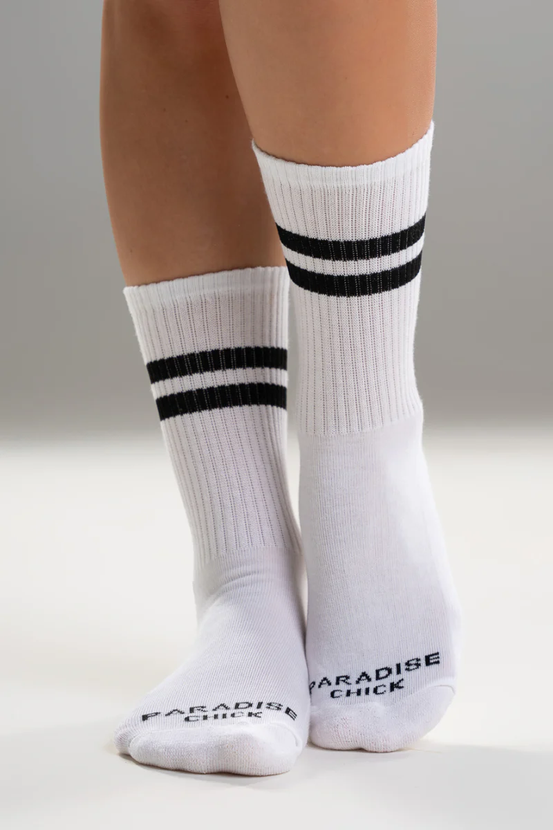Paradise Chick Supreme Pole Dance Socks - White - Image 3