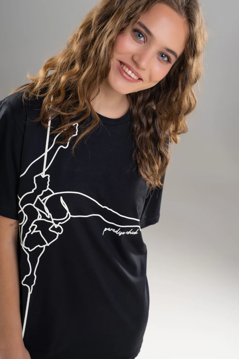Paradise Chick Supreme Poledancer T-shirt - Black - Image 3