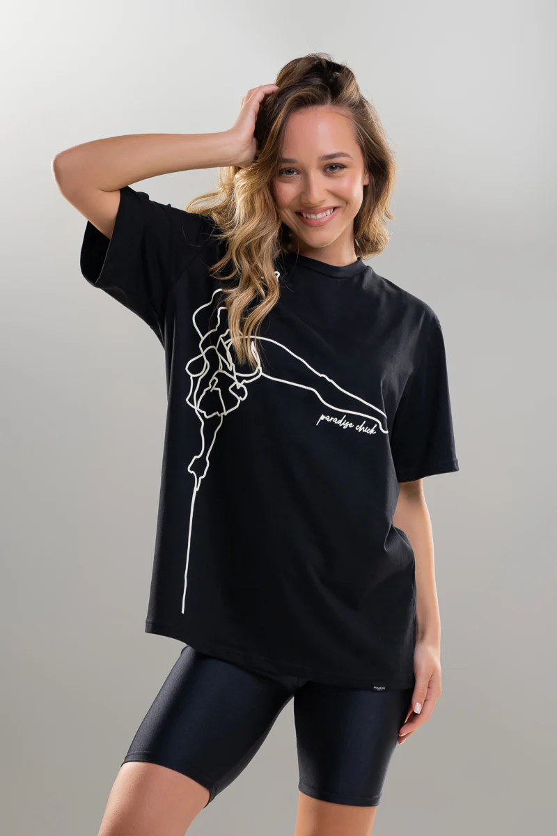 Paradise Chick Supreme Poledancer T-shirt - Black - Image 4