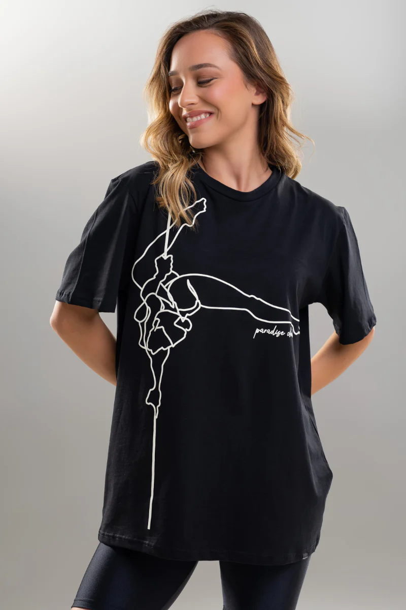 Paradise Chick Supreme Poledancer T-shirt - Black - Image 5